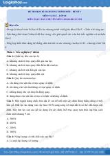 Đề thi học kì 2 Vật lí 10 Chân trời sáng tạo - Đề số 2